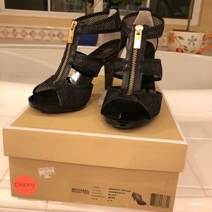Michael Kors Berkley T Strap heels